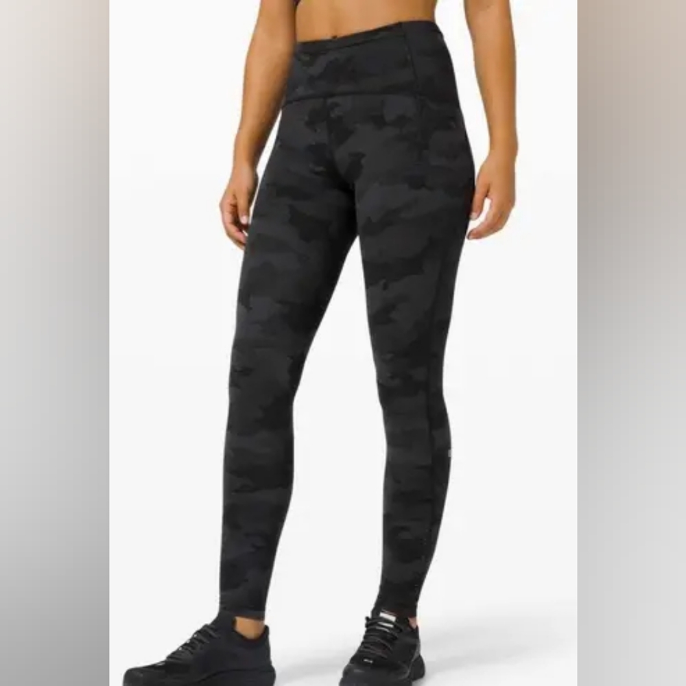 Lululemon NWT Swift Speed High-Rise Tight 28" - Heritage 365 Camo Deep Coal Mult